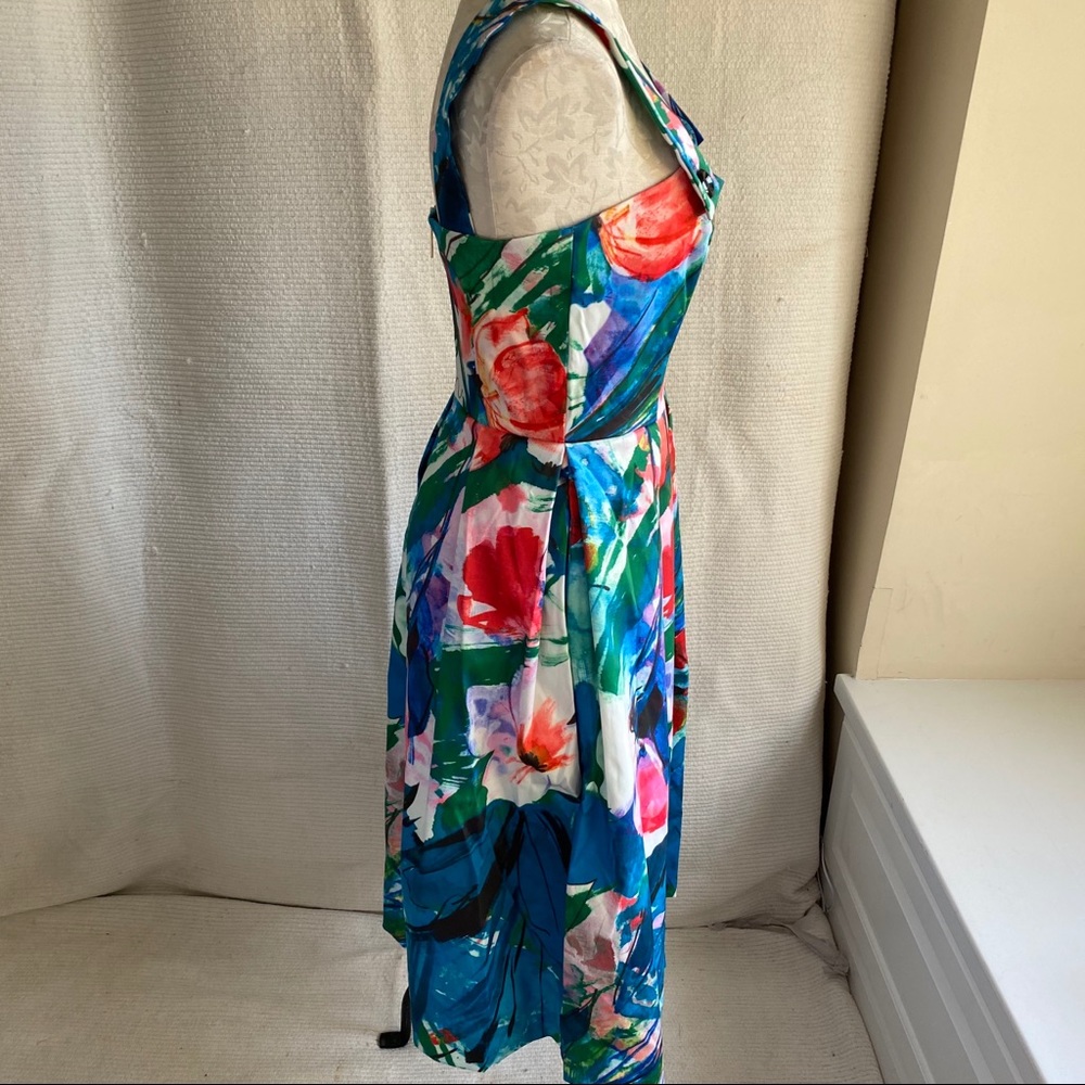 ASOS M Closet London Bold Color Artist Print Dress - Picture 4 of 8